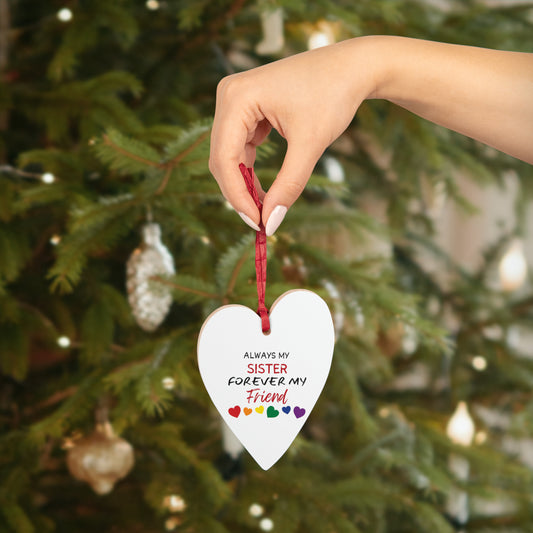 FOREVER SIS Wooden Ornaments