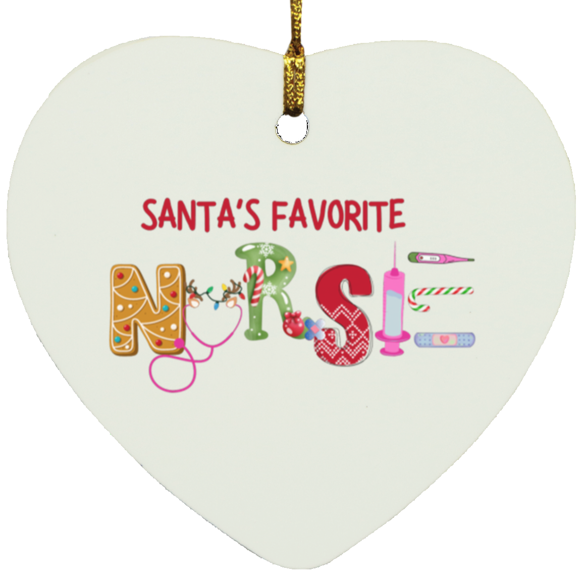 Nurse Heart Ornament