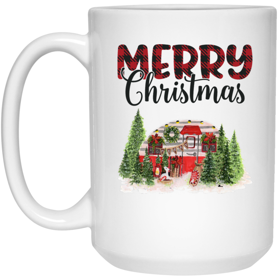 Merry Christmas Camper  15oz White Mug