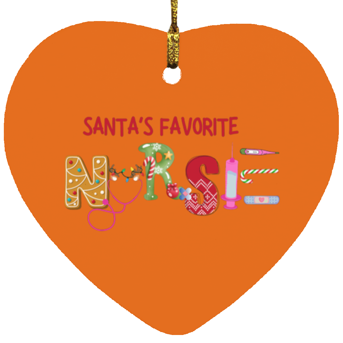 Nurse Heart Ornament