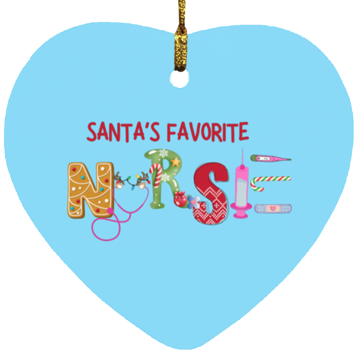 Nurse Heart Ornament