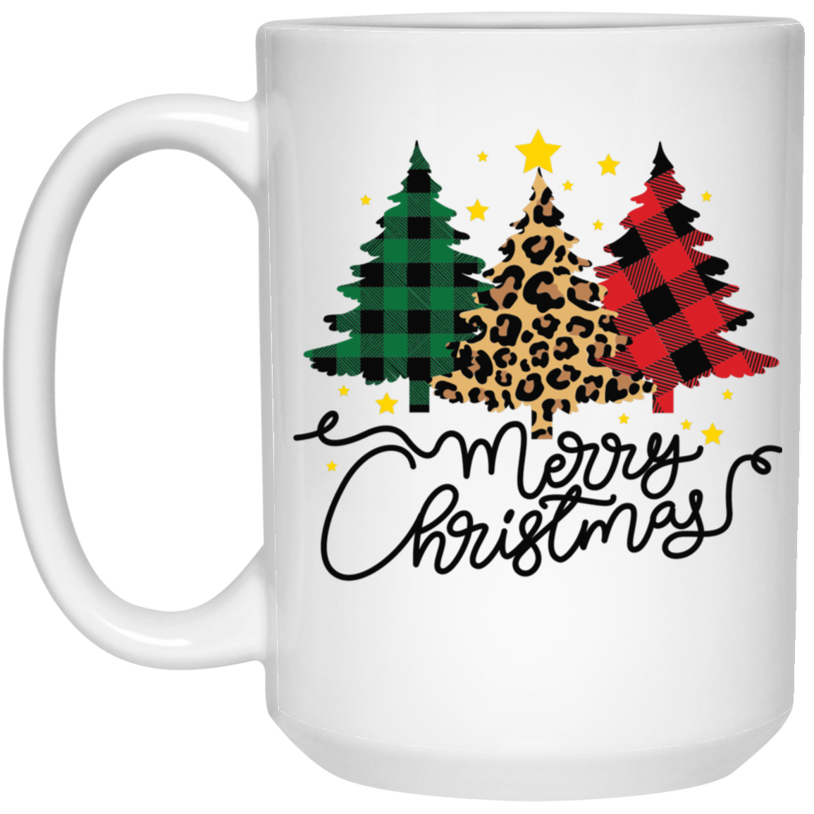 Merry Christmas 15oz White Mug