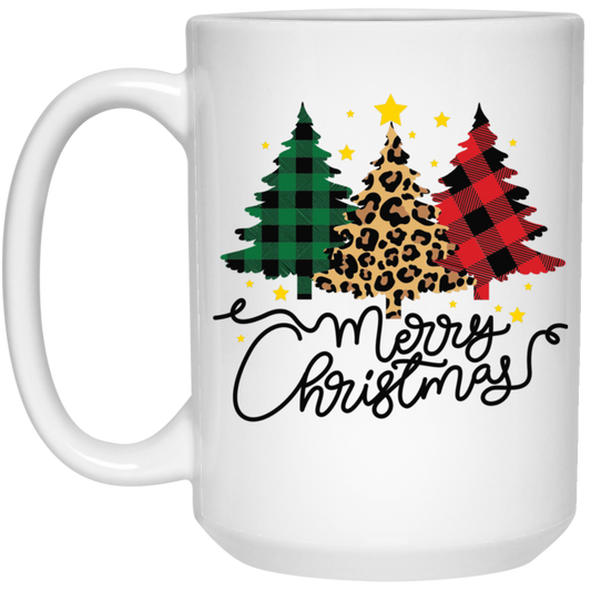 Merry Christmas 15oz White Mug