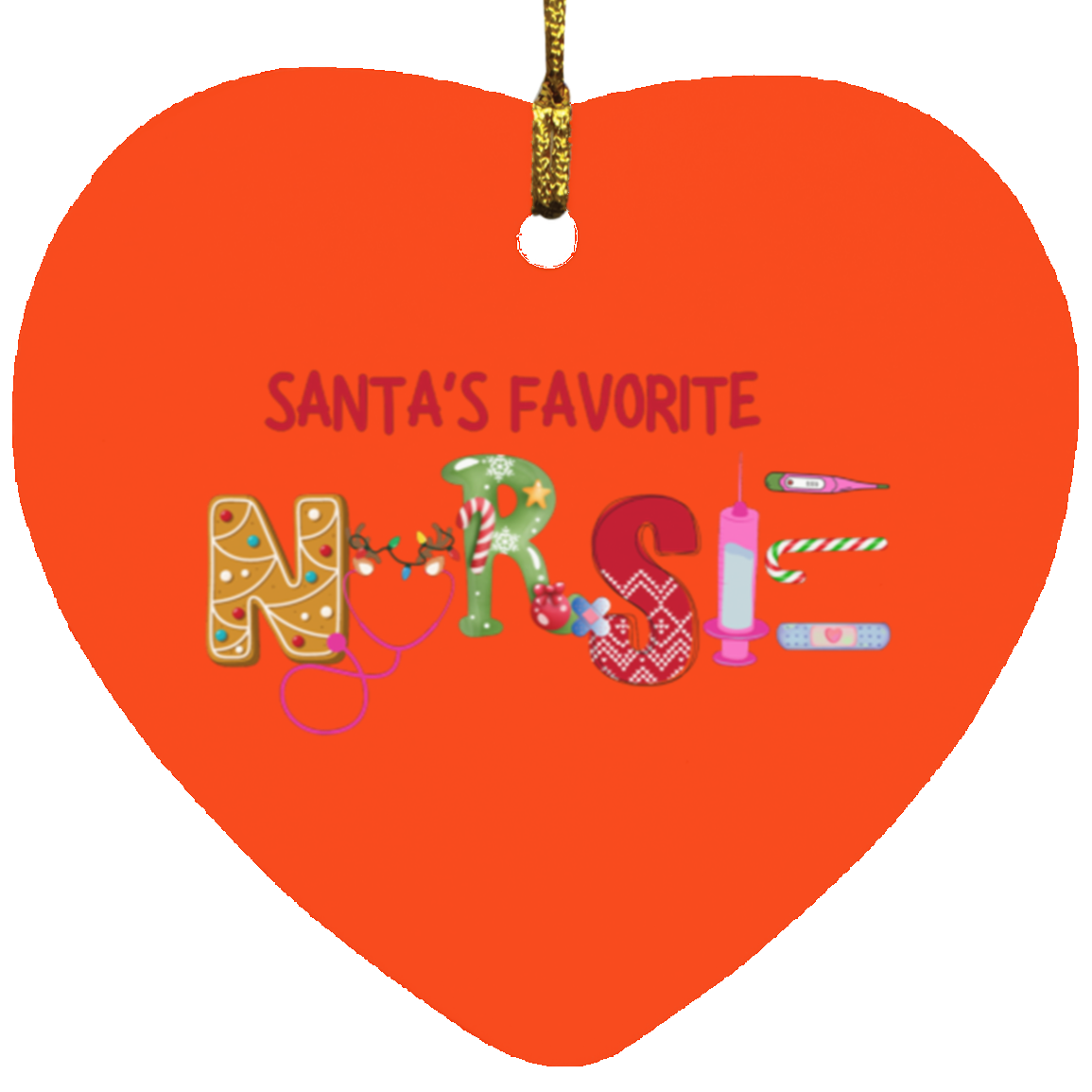 Nurse Heart Ornament