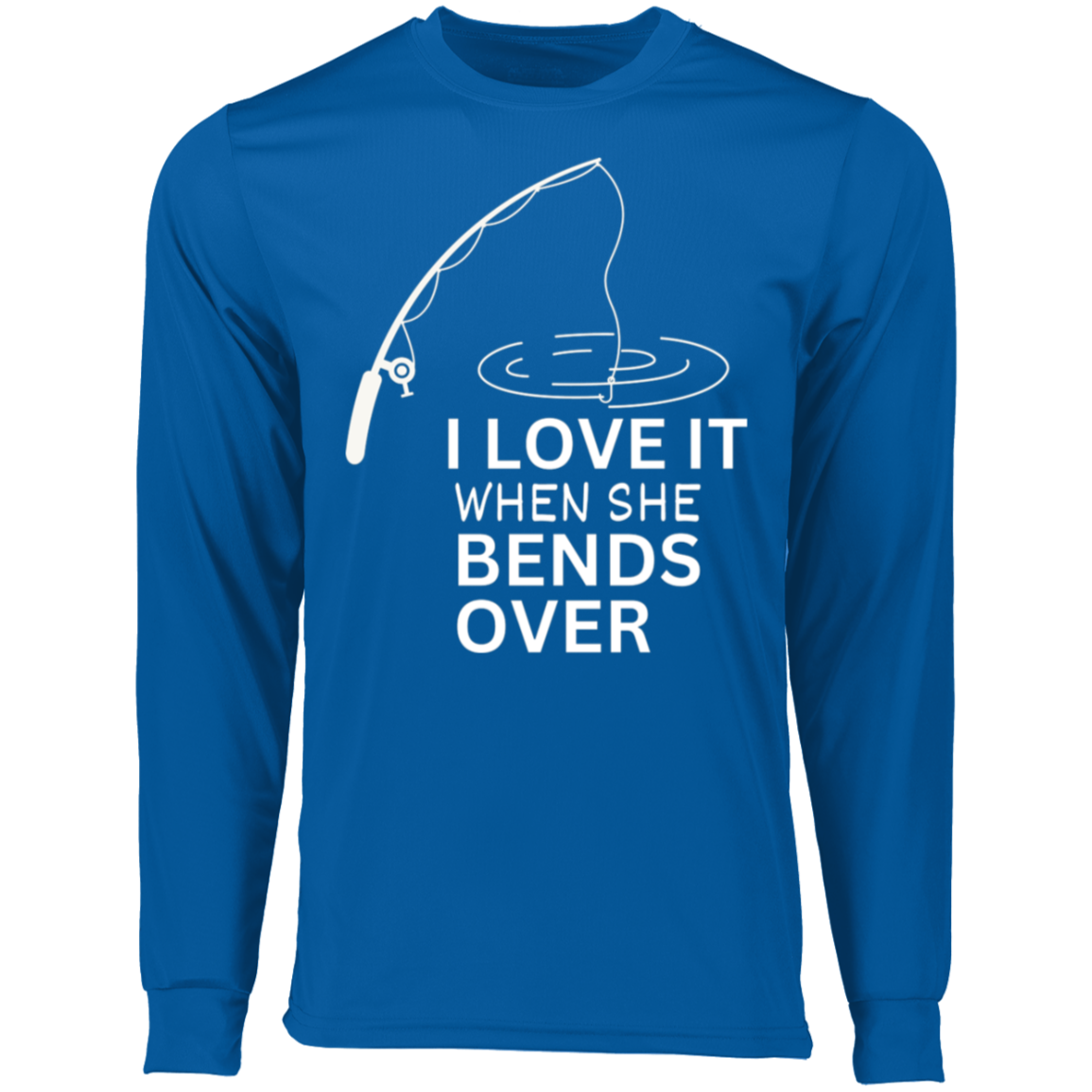 Fishing Long Sleeve Moisture-Wicking Tee