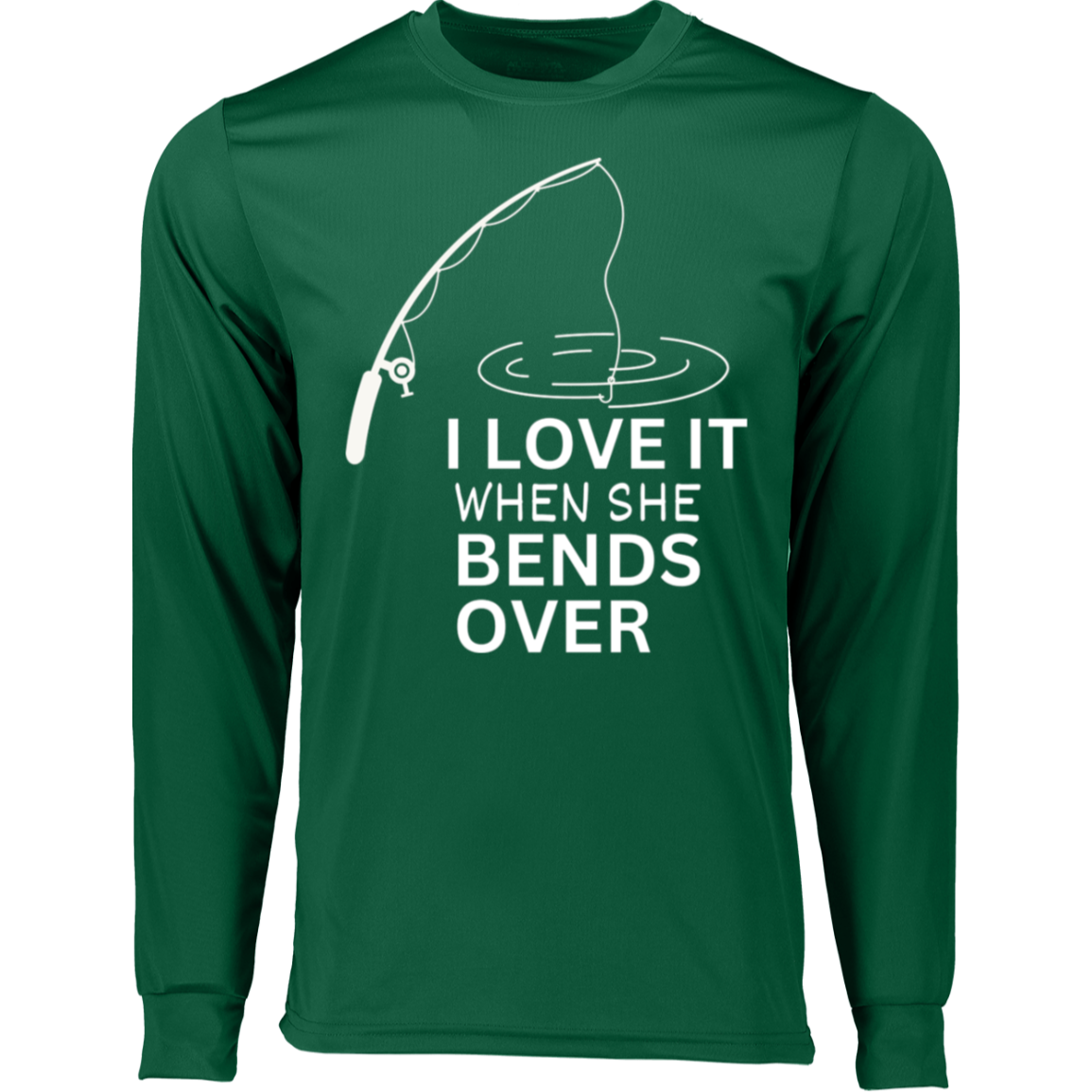 Fishing Long Sleeve Moisture-Wicking Tee