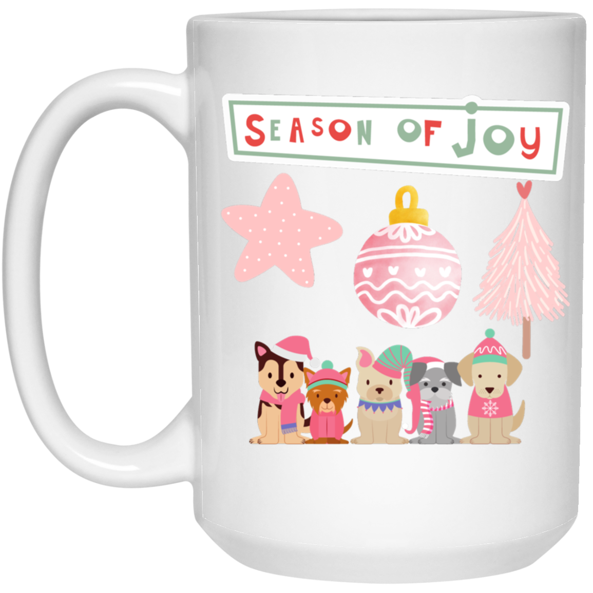 Season of Joy 15oz White Mug