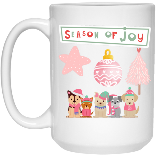 Season of Joy 15oz White Mug