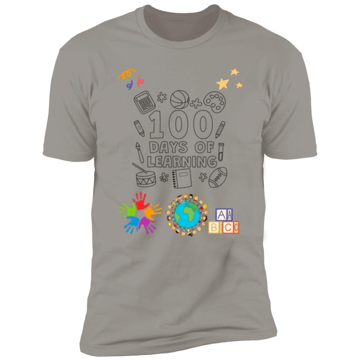 100 days of learning  (unisex) Short Sleeve Tee