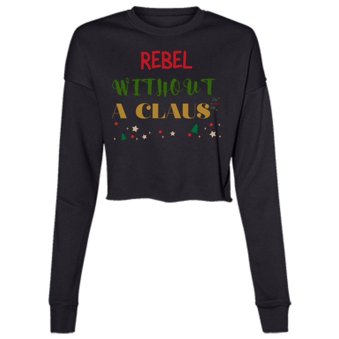 CLAUS Ladies' Cropped Fleece Crew