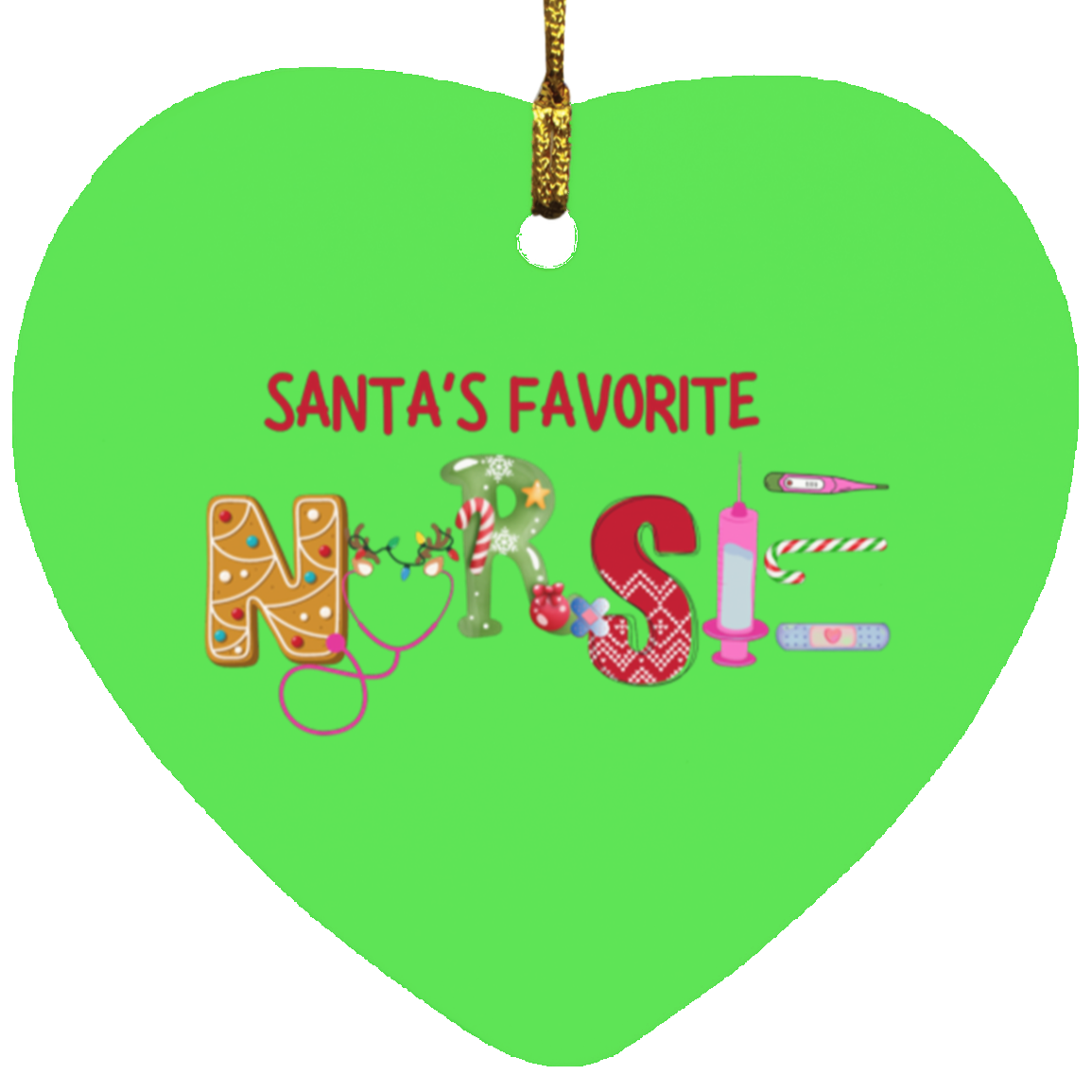 Nurse Heart Ornament