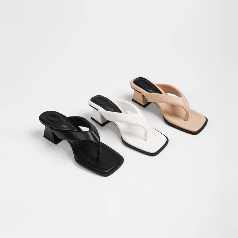 Lupa Summer Square-Toe Sandals