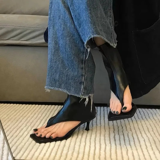 Cloe Stiletto Clip-in Toe Sandals