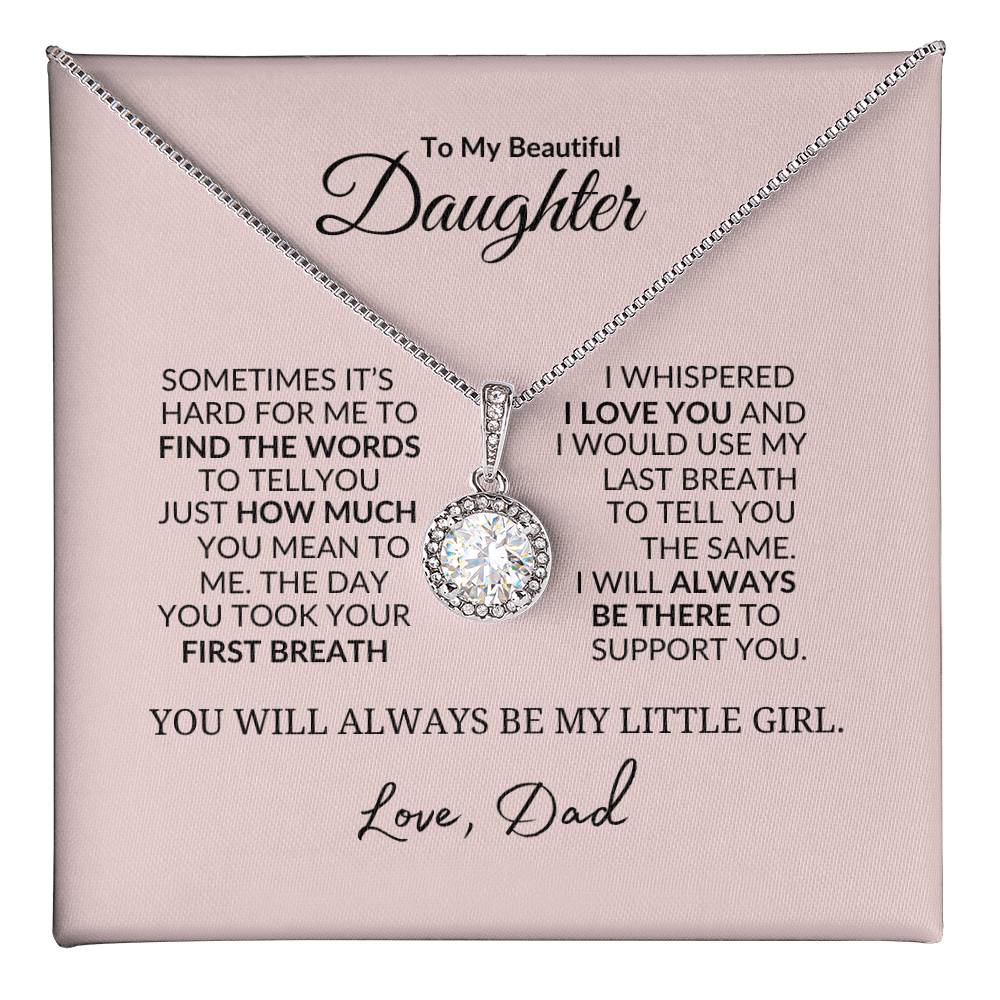 To My Beautiful  Daughter