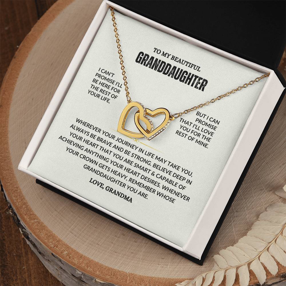 To My Beautiful Granddaughter Necklace