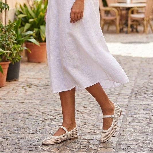 Maria Air Mesh Ballet Sandals